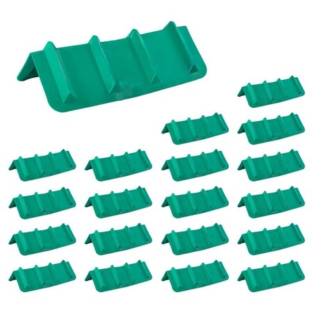 Mytee Products 8inx8inx24in Flatbed Corner Protector V Edge Guard for Ratchet & Winch Straps, 20PK PCPVB24Gx20