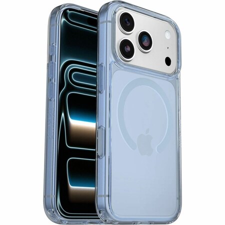 Otterbox Symmetry Clear Magsafe Case With Camera Control For Apple Iphone 17 Pro - Blue Bliss 77-98848