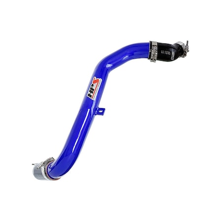 Hps Performance 2.5 in Intercooler Charge Pipe Kit (Hot Side), Blue,  17-106BL