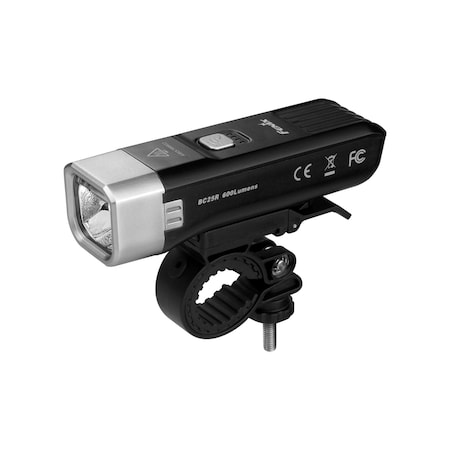 Fenix Lighting Fenix: Bicycle Light, LED, Lithium Ion, 1600lm, Black BC25R