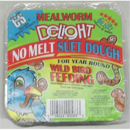 C And S Products Co P - Mealworm Delight Suet- Other 11.75 Ounce - CS12583 428421