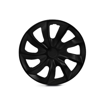 Altertrim 13 in Univ Hubcaps, Snap-On, (Blk Matte), 4PK CHB-5084-BP-13