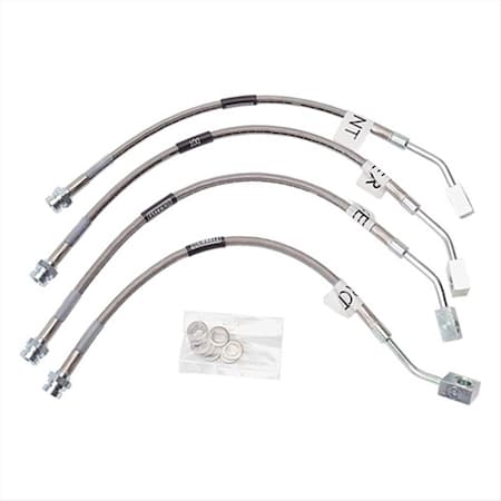 Russell/Edel Russell-Edel 692190 Braided Stainless Steel Brake Line - 1997-2004, Chevrolet R62-692190