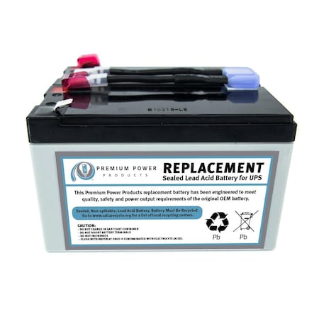 Premium Power UPS Replacement Battery Cartridge APCRBC142 APCRBC142-ER