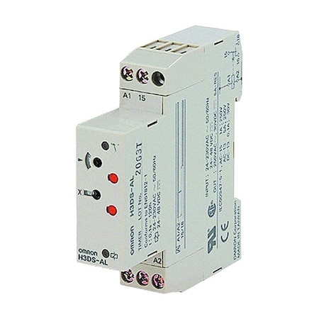 Omron Timer 17.5mm TIMER DIN. MNT. H3DS-AL AC24-230/DC24-48