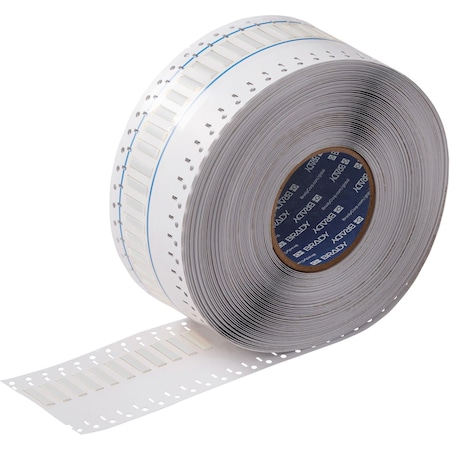 Brady BSP45 Series PermaSleeve Low Smoke Zero Halogen Wire Marking Sleeves, 0.125 in. Dia x 1 in. W, White SA-2LSZH-125-1-WT