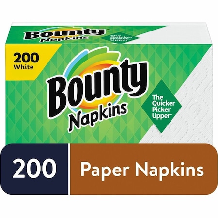 Bounty Luncheon Napkins, Paper, White, PK1600 96595