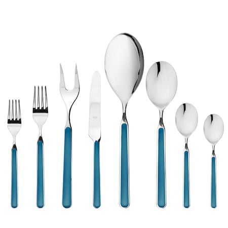 Mepra Fantasia Flatware Set - 43 Pieces - Sugar Paper 10M722043