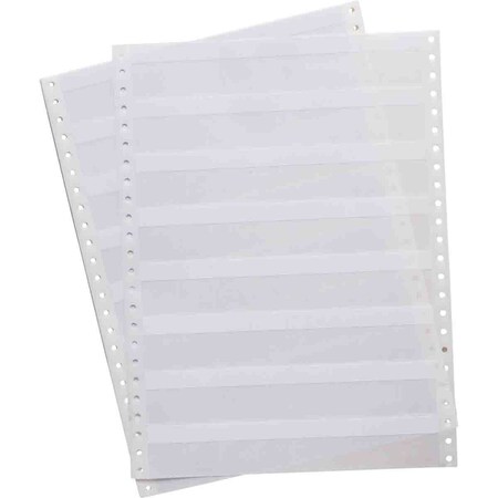 Brady DATAB Self-Laminating Vinyl Lbls 1.437 in H x 1 in W White, Clear 832/PK, 832PK SLSH-1015