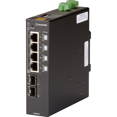 Black Box BLACK BOX Ethernet Switch Gigabit Unmanaged POE+ LIE402A