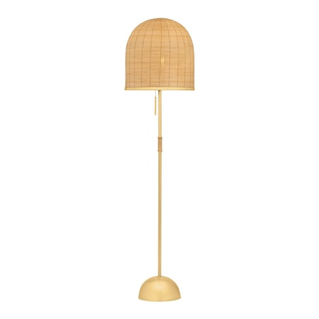 Hudson Valley Lighting Darfield 1 Light Floor Lamp in Aged Brass Finish L9864-AGB