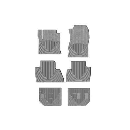 Weathertech Grey, Front and Rear All Weather Floor Mats W309GR-W324GR