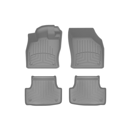 Weathertech Grey, Front and Rear FloorLiner HP 46496-1-2IM