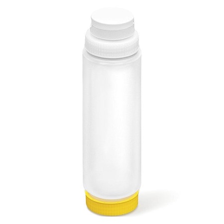 Vollrath Squeeze Bottle, Clear/Yellow, Polyethylene 490242-130508