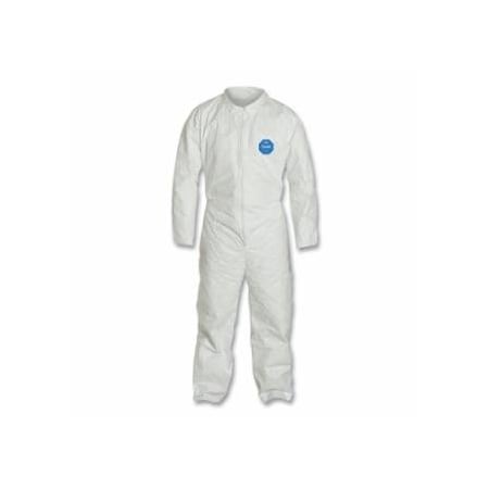 Dupont Tyvek 400 Coveralls, Serged Seams, Collar, Elas Waist, Open Wrists/Ankles, Front Zip, Storm, 25PK 251-TY120S-3XL