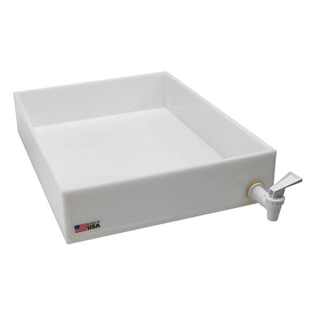 Zoro Select Lab Tray, 4 1/8 in H, Polypropylene 548
