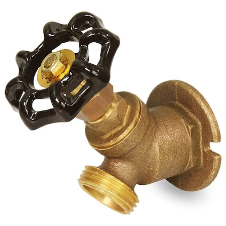 Everflow FIP Inletx3/4" MHT Outlet Multi-Turn Sillcock Hose Bibb with Stuffing Box, Cast Brass 3/4" 4734-NL
