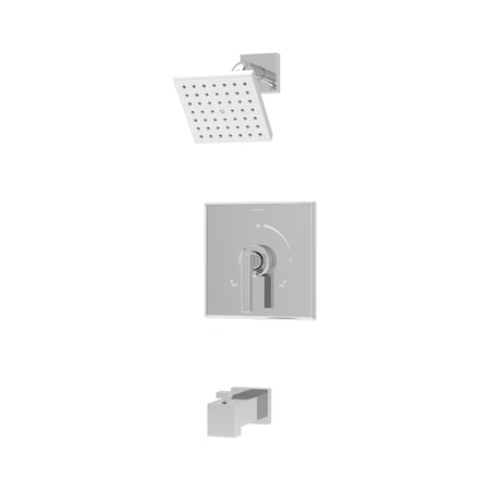 Symmons Duro HydroMersion Single Handle Tub and Shower Faucet Trim Kit - 1.5 GPM (Valve Not Included) 369215TRM