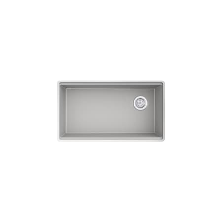 Kohler Billings 32-1/2 undermount single-bowl kitchen sink Matte Grey 33710-CM4