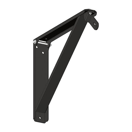 Schaefer Mounting Bracket, Black, Steel, 21 in L WM24D-B