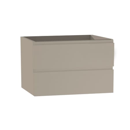 Homeroots 28" Light Brown Wood Freestanding Bathroom Vanity With White Sink And Two Drawers 627460
