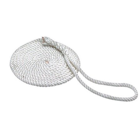 Geared2Golf 42561 0.5 in. x 20 ft. White Line Dock - White GE2743275