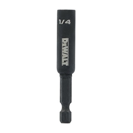Dewalt Nut Driver, Steel, Hex, 1/4 in Shank Sz  DWAFE14ND
