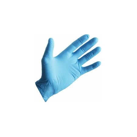 Remcoda Nitrile Exam Gloves - 5 mil Thickness - Small Size - Nitrile - Blue - Comfortable - For, 10PK MNIT103-S