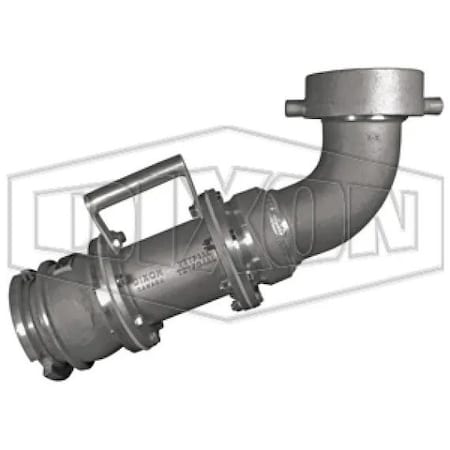 Dixon Rail Car Unloading Assembly, 4 in x 5-1/4-4 Nominal, API Adapter x Female Thread Swivel Nut End Styl ATC40ASSDDA