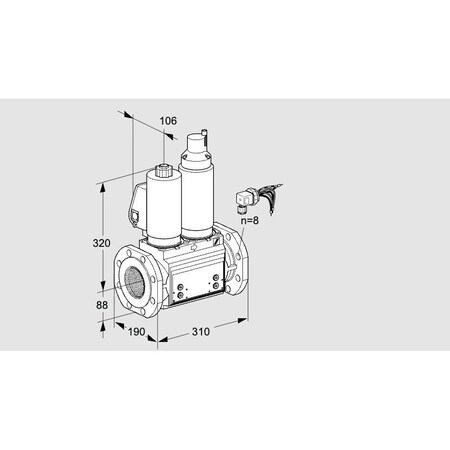 Honeywell Kromschroder VCS780F05NLWSLB/PPPP/PPPP KS88203873