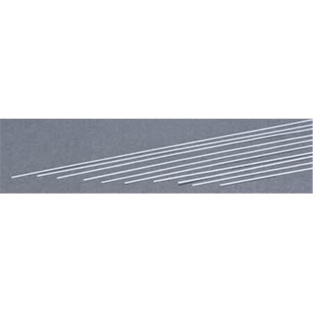 Evergreen 0.10 x 0.30 in. Styrene Strips Railroad Scratch Building Supply, White EVG101