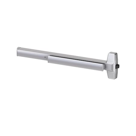 Von Duprin Grade 1 Rim Exit Device, Wide Stile Pushpad, 36in Device, Exit Only, Hex Key Dogging, Satin Chrome 78EO 3 626