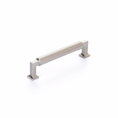 Schaub 5in Center to Center Haniburton Cabinet Pull Satin Nickel Finish 475-15