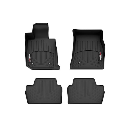 Weathertech Black, Front and Rear Floorliners 4418401-4417112