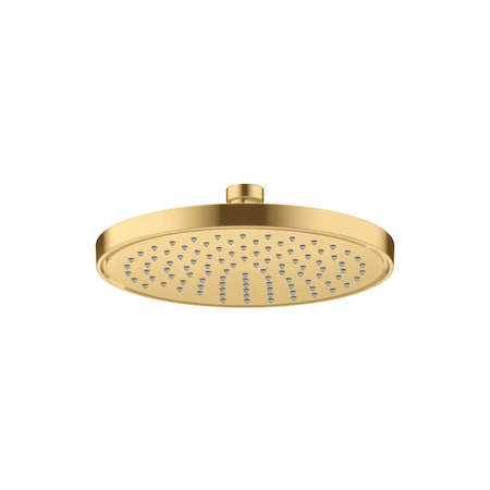 Axor ShowerSolutions Showerhead 220 1-Jet, 2.5 GPM in Brushed Gold Optic 35367251