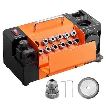 Vevor Drill Bits Sharpener 3-13mm Drill Bits Grinder with 11 Collets MR-13D