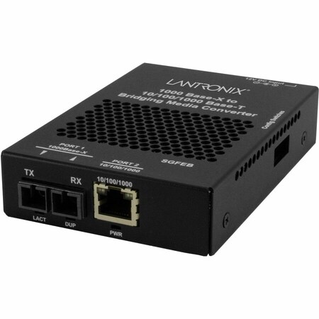 Transition Networks 10/100/1000B-T to 1000BASE-X, MM SC 850NM with NA Pwr Supply SGFEB1013-130-NA