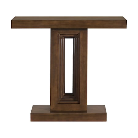 Alaterre Furniture Pismo Solid Wood Console Table 36 in Modern Farmhouse Small Entryway Table AFTBL-031