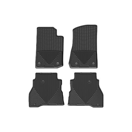 Weathertech Black, Front and Rear All Weather Floor Mats W475-W511
