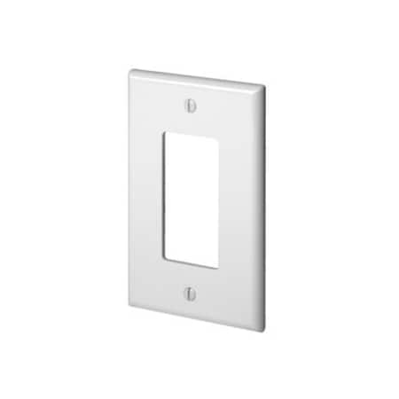 Leviton Decora Wallplate, Midway Size, Gang 1, Brown PJ26