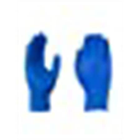 Ammex Gloveworks Royal Blue Nitrile Raised Diamond Texture Disposable Gloves, Size Xx-Large GWRBN49100
