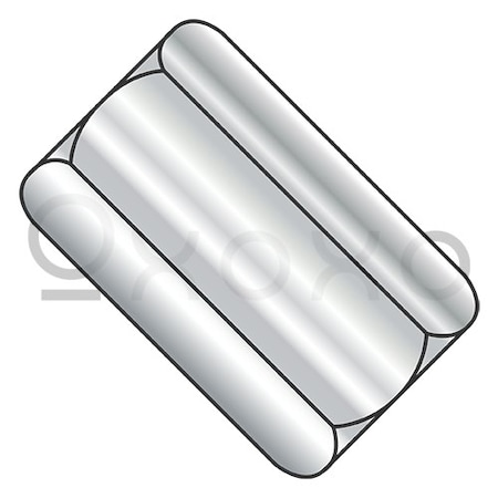 Oxoxo 1-8X2 1/2 Hex Rod Coupling Nut 1 1/4 inch Across Flats 18 8 Stainless Steel, 20PK 547828