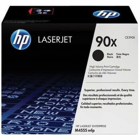 Hp High Yield Toner Cartridge, Black CE390X