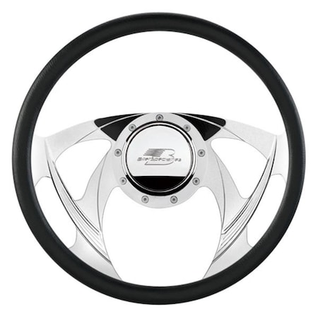 Billet Specialties 30955 Sniper Half Wrap Steering Wheel BSP30955