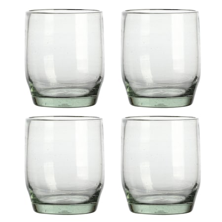 Cravings By Chrissy Teigen 4 Piece 8.2 Ounce Clear Glass Spanish Double Old Fashion Set 91518.04RR