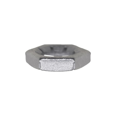 Auveco Hex Pal Nut Lock Nut 1/2in-20, 3/4in Hex Zinc, 100PK 8858