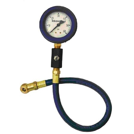 Intercomp 360070 Deluxe Glow-In-The-Dark Air Pressure Gauge 2.5 in. - 0-60 PSI x 0.50 in. PSI Increments INT360070