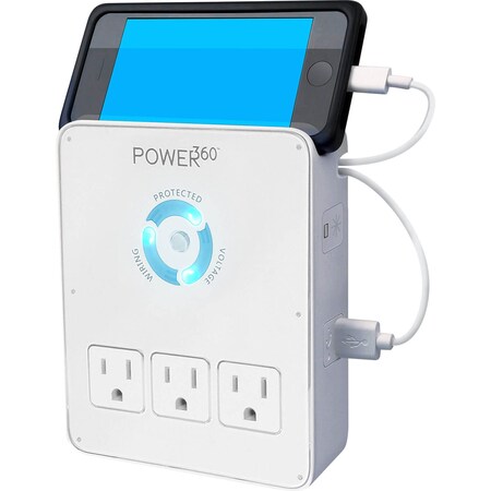 Panamax Wall Tap/Charging Station, 6 Outlet P360-DOCK