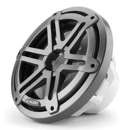 Jl Audio 10in Marine Subwoofer, Infinite Baffle, Sport Grille, Gunmental, 4 ohm, 93528, 010-03071-00 93528/010-03071-00