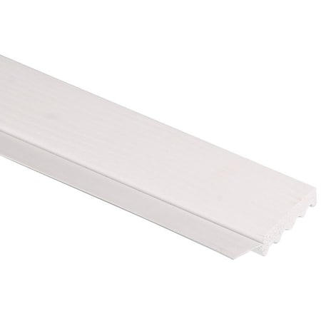 Inteplast Building Products 236007706 Garage Weatherstrip, 2 in W, 716 in Thick, 7 ft L, PVC, White 0236070098615A